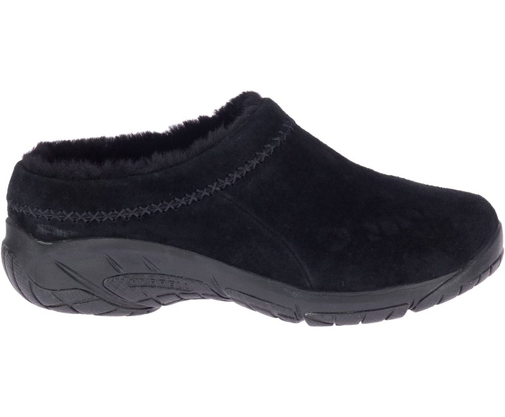 Slip On Senhora - Merrell Encore Ice 4 Wide Width - Pretas - EGM506431